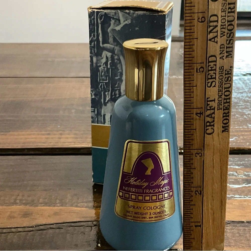 Vintage Holiday Magic Nefertiti Fragrances Spray Cologne IOB MCM